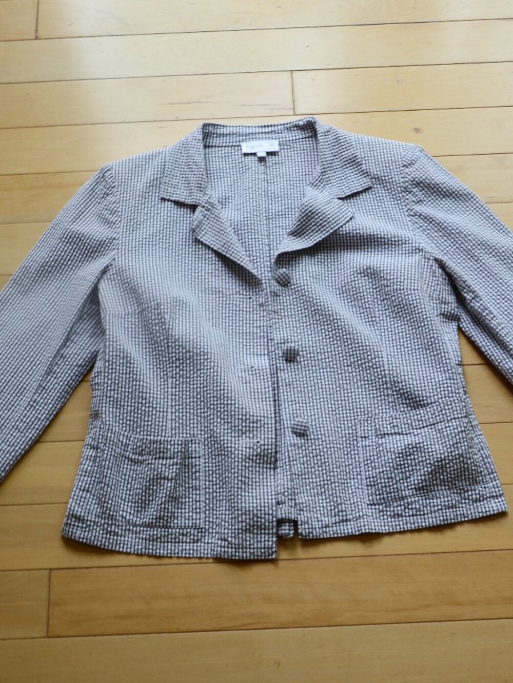 Agnes B seersucker women's blazer Size 42